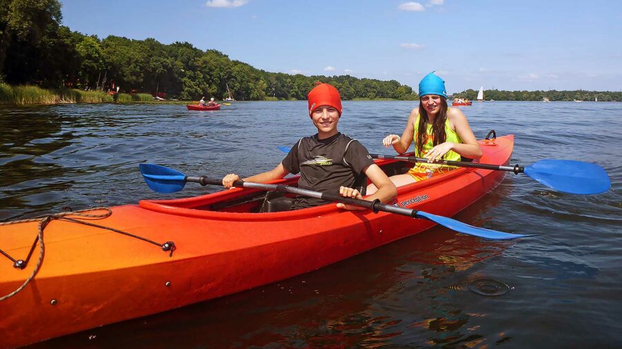 Kanufahren für Kinder am Templiner See