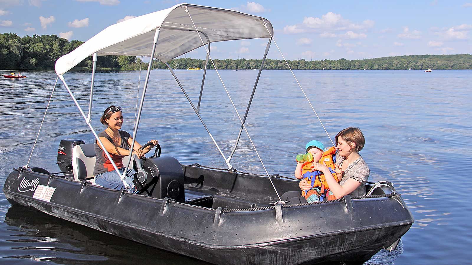 Ein Bootsausflug für Familien Nähe Potsdam